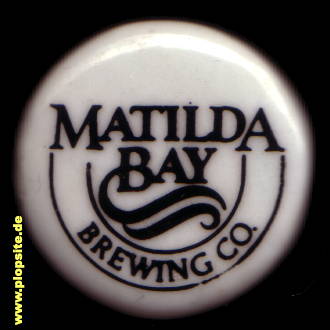 Picture of a ceramic Hutter stopper from: Matilda Bay Brewery, Port Melbourne, Australia