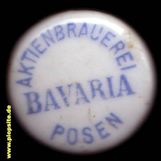 Bügelverschluss aus: Aktienbrauerei Bavaria, Posen, Poznań, Polen