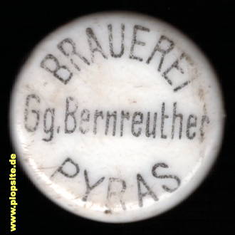 BŸügelverschluss aus: Brauerei Bernreuther, Pyras, Markt Thalmässing, Deutschland