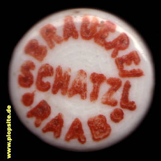 BŸügelverschluss aus: Brauerei Schatzl, Raab, Österreich