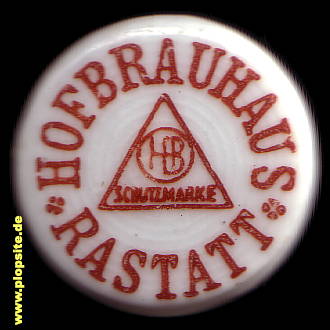 Bügelverschluss aus: Hofbräuhaus Hatz, Rastatt, Deutschland