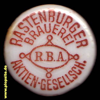 BŸügelverschluss aus: Brauerei AG, Rastenburg, Kętrzyn, Rastembork, Polen
