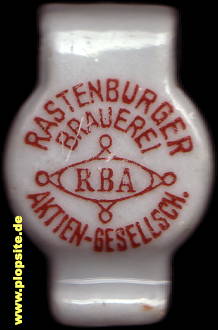 Bügelverschluss aus: Brauerei AG, Rastenburg, Kętrzyn, Rastembork, Polen