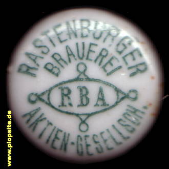 Bügelverschluss aus: Brauerei AG, Rastenburg, Kętrzyn, Rastembork, Polen