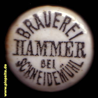 BŸügelverschluss aus: Dampfbrauerei Hammer, E. Schweriner, Ratiborhammer, Kuźnia Raciborska, Polen