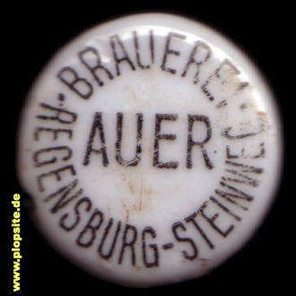 Bügelverschluss aus: Brauerei Auer, Regensburg - Steinweg, Deutschland