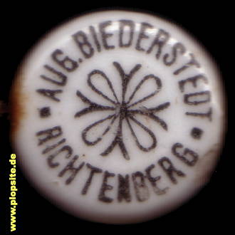 Bügelverschluss aus: Bierbrauerei August Biederstedt, Richtenberg, Deutschland