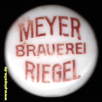 BŸügelverschluss aus: Brauerei Meyer, Riegel / Kaiserstuhl, Deutschland