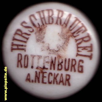 Bügelverschluss aus: Hirschbrauerei, Rottenburg / Neckar, Deutschland