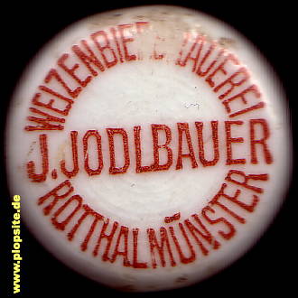 Bügelverschluss aus: Weizenbierbrauerei, Josef Jodlbauer, Rotthalmünster, Deutschland