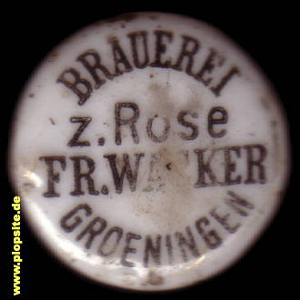 Bügelverschluss aus: Brauerei zur Rose Friedrich Wacker, Satteldorf - Gröningen, Deutschland