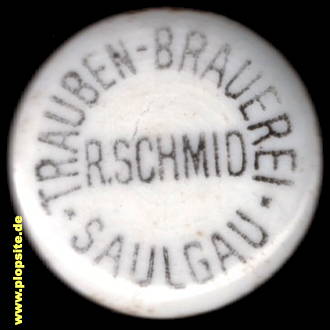 BŸügelverschluss aus: Trauben Brauerei Rudolf Schmid, Bad Saulgau, Deutschland