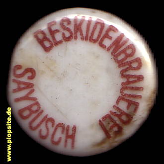 BŸügelverschluss aus: Beskidenbrauerei , Saybusch, Żywiec, Živec, Polen