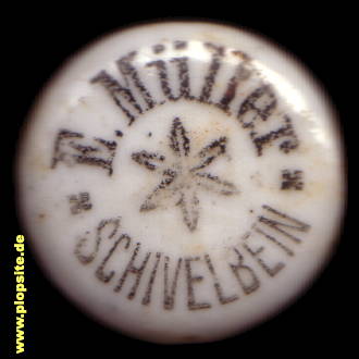 BŸügelverschluss aus: Brauerei C.L. Achilles, Inhaber Emil Müller, Schivelbein, Świdwin, Polen