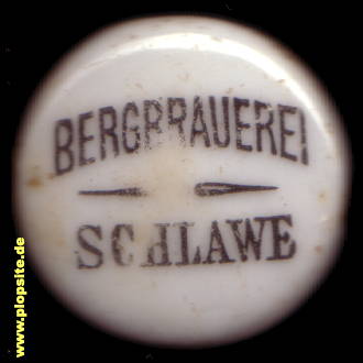 BŸügelverschluss aus: Bergbrauerei GmbH, vormahls Albert Schulz, Schlawe, Sławno, Polen