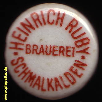 BŸügelverschluss aus: Brauerei Heinrich Ruby, Schmalkalden, Deutschland