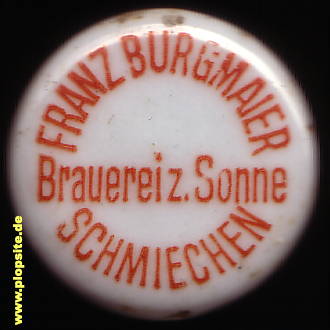 BŸügelverschluss aus: Brauerei zur Sonne Franz Burgmaier, Schmiechen, Schelklingen-Schmiechen, Deutschland