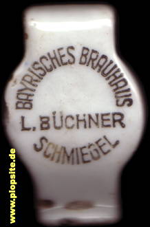 Bügelverschluss aus: Bayrisches Brauhaus Leonhard Büchner, Schmiegel, Śmigiel, Polen