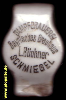 Bügelverschluss aus: Dampfbrauerei Bayrisches Brauhaus Leonhard Büchner, Schmiegel, Śmigiel, Polen