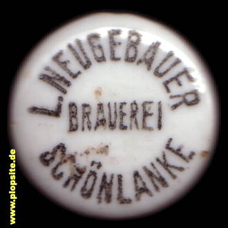 Bügelverschluss aus: Brauerei L. Neugebauer Witwe, Schönlanke, Trzcianka, Polen