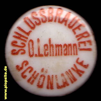 Bügelverschluss aus: Schloßbrauerei Otto Lehmann, Schönlanke, Trzcianka, Polen