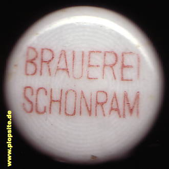 Picture of a ceramic Hutter stopper from: Brauerei, Schönram, Germany