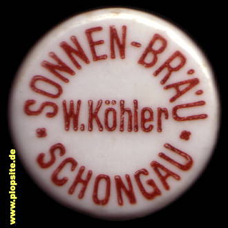 Bügelverschluss aus: Sonnen Bräu Köhler, Schongau, Deutschland