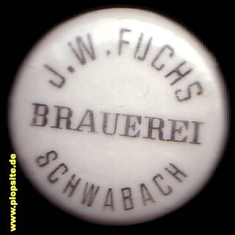BŸügelverschluss aus: Brauerei J. Wolfgang Fuchs, Schwabach, Deutschland
