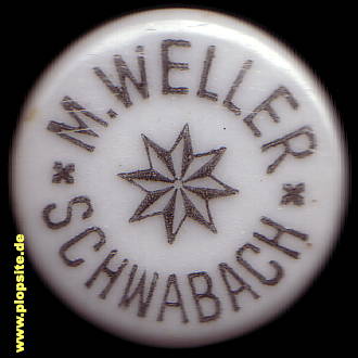 Bügelverschluss aus: Brauerei Melchior Weller, Schwabach, Deutschland