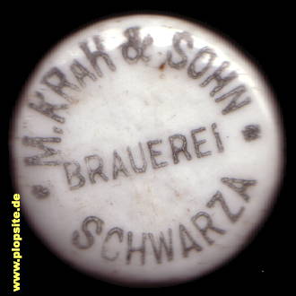 BŸügelverschluss aus: Brauerei M. Krah & Sohn, Schwarza / Suhl, Deutschland