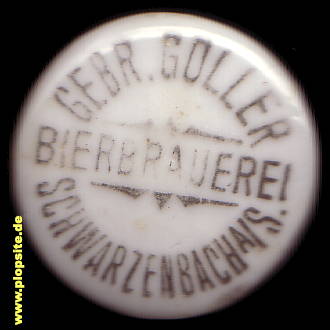 Bügelverschluss aus: Bierbrauerei Gebrüder Göller, Schwarzenbach / Saale, Deutschland