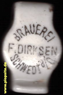 BŸügelverschluss aus: Brauerei Franz Dirksen, Schwedt / Oder, Deutschland