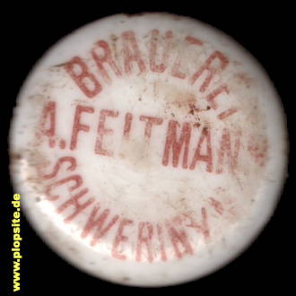 Bügelverschluss aus: Brauerei A. Feitmann, Schwerin, Deutschland