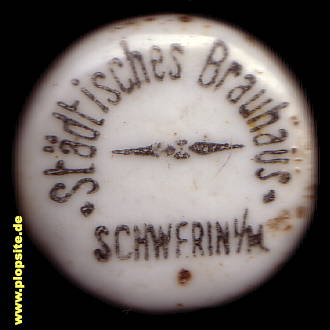 Picture of a ceramic Hutter stopper from: Städtisches Brauhaus, Schwerin, Germany