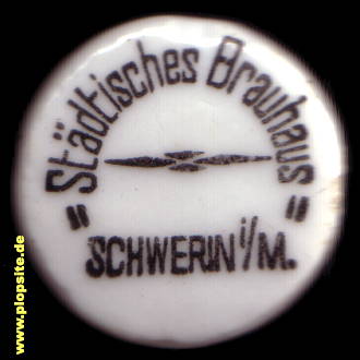 Picture of a ceramic Hutter stopper from: Städtisches Brauhaus, Schwerin, Germany