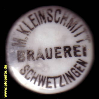 BŸügelverschluss aus: Brauerei Kleinschmitt, Schwetzingen, Deutschland