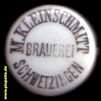 Bügelverschluss aus: Brauerei Kleinschmitt, Schwetzingen, Deutschland