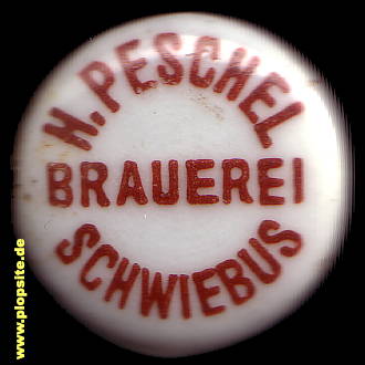BŸügelverschluss aus: Brauerei H. Peschel, Schwiebus, Świebodzin, Polen