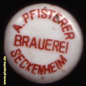 BŸügelverschluss aus: Brauerei Pfisterer, Seckenheim, Mannheim-Seckenheim, Deutschland