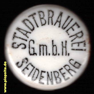 Bügelverschluss aus: Stadtbrauerei GmbH, Seidenberg, Zawidów, Zawidow, Polen