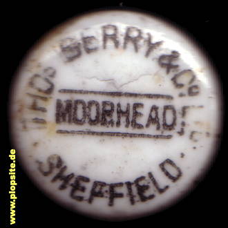 BŸügelverschluss aus: Moorhead Brewery, Thomas Berry & Co. Ltd., Sheffield, Großbritannien