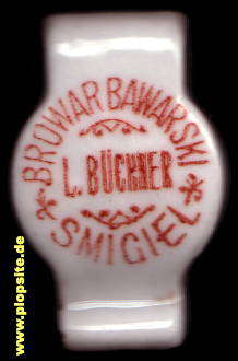 Picture of a ceramic Hutter stopper from: Browar Bawarski, Śmigiel, Schmiegel, Poland