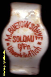 Bügelverschluss aus: Brauerei M. Bütow Söhne, Soldau, Działdowo, Polen