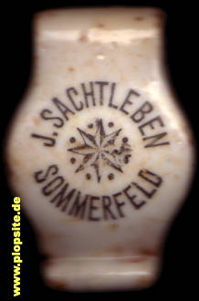 Bügelverschluss aus: Brauerei Johannes Sachtleben, Sommerfeld, Lubsko, Zemsz, Žemŕ, Polen