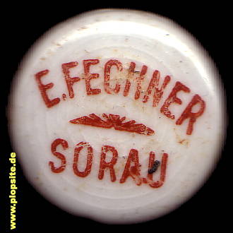 Bügelverschluss aus: Brauerei E. Fechner, Sorau, Żary, Žarow, Polen