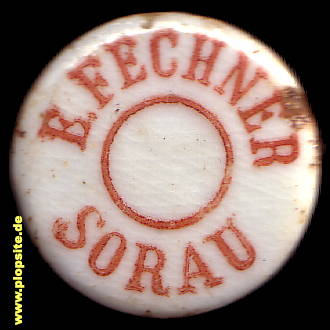 Bügelverschluss aus: Brauerei E. Fechner, Sorau, Żary, Žarow, Polen