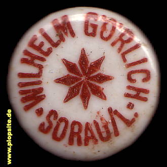 Bügelverschluss aus: Brauerei Wilhelm Görlich, Sorau, Żary, Žarow, Polen