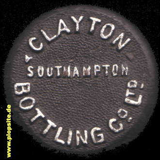 Bügelverschluss aus: Southampton, Clayton Bottling Co. Ltd.,  GB, unbekannt, Großbritannien