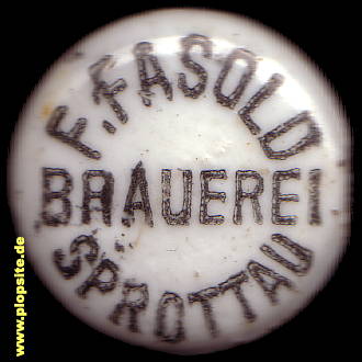 BŸügelverschluss aus: Brauerei Fasold, Sprottau, Szprotawa, Polen