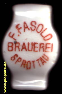 Bügelverschluss aus: Brauerei Fasold, Sprottau, Szprotawa, Polen